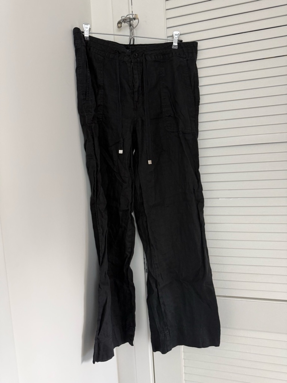 Ralph Lauren Black Cargo Drawstring Pants